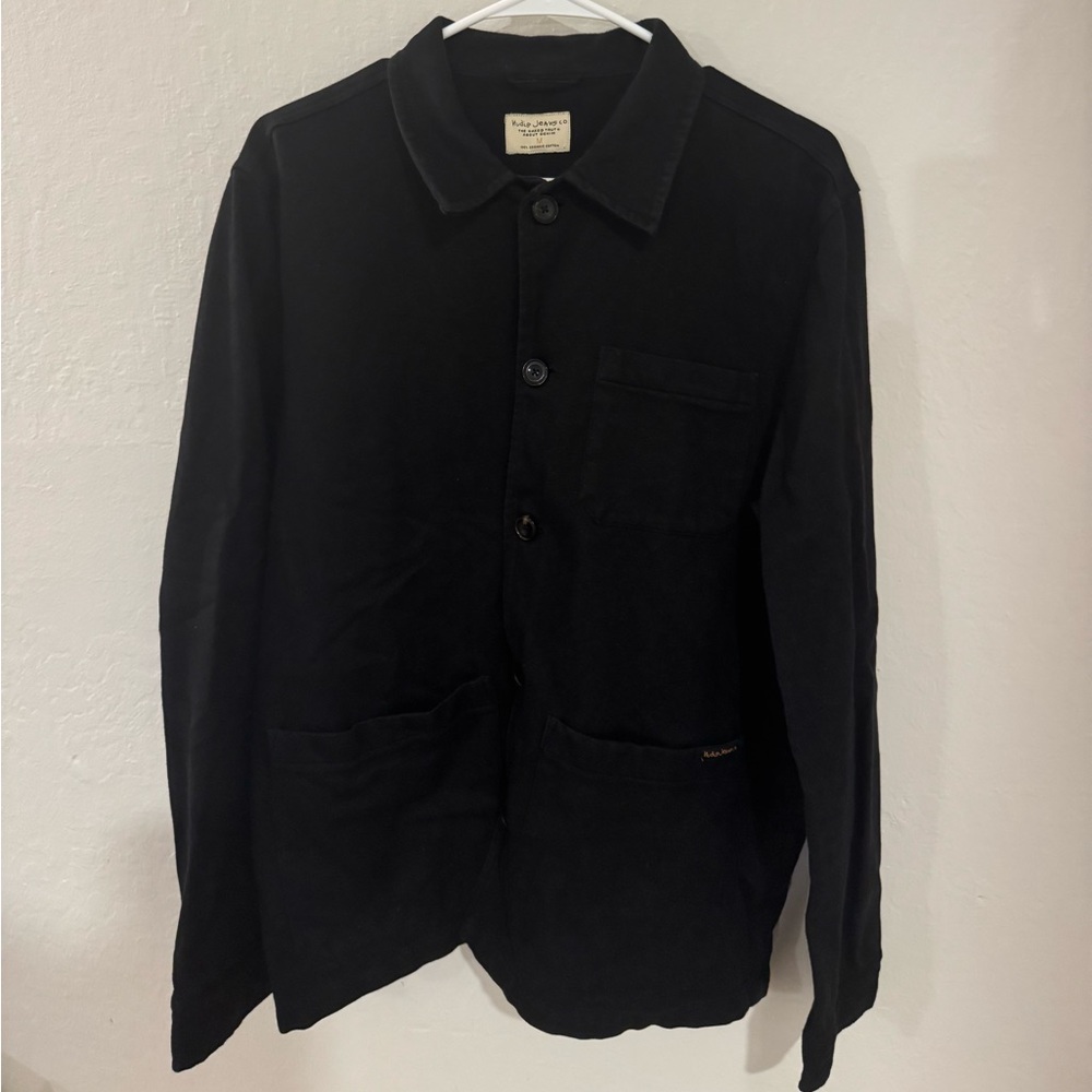 Nudie Jeans Barney Worker Jacket  - Black